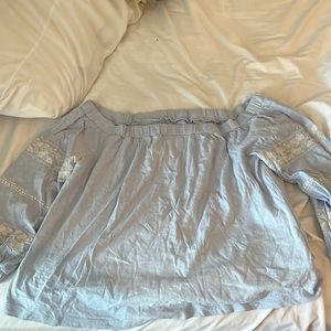 American eagle off the shoulder top